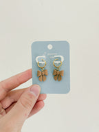 Bow Huggie Earrings