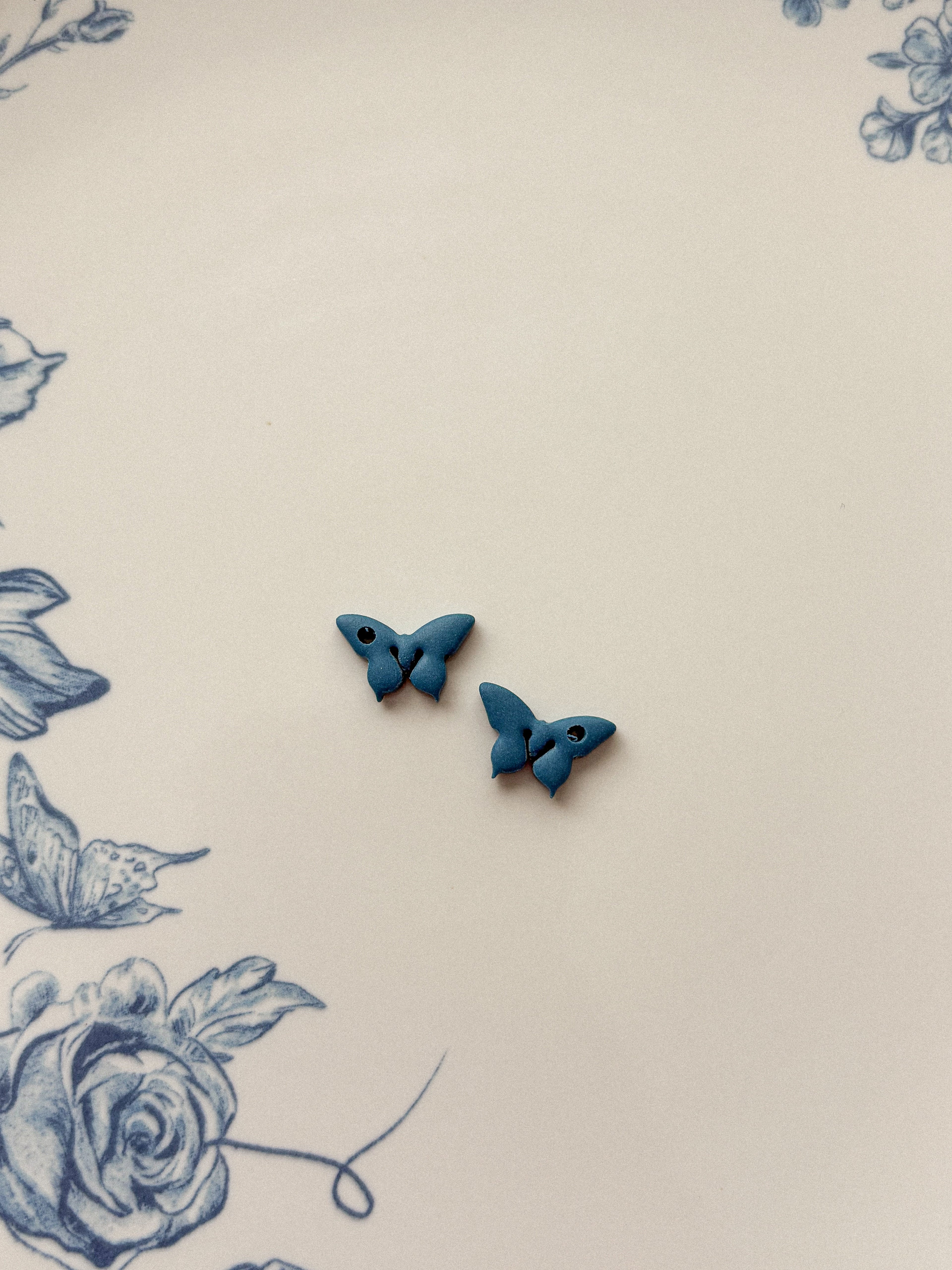 Mini Butterfly Hoop Earrings