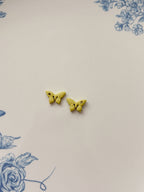 Mini Butterfly Hoop Earrings