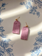 Textured Spring Floral Earrings