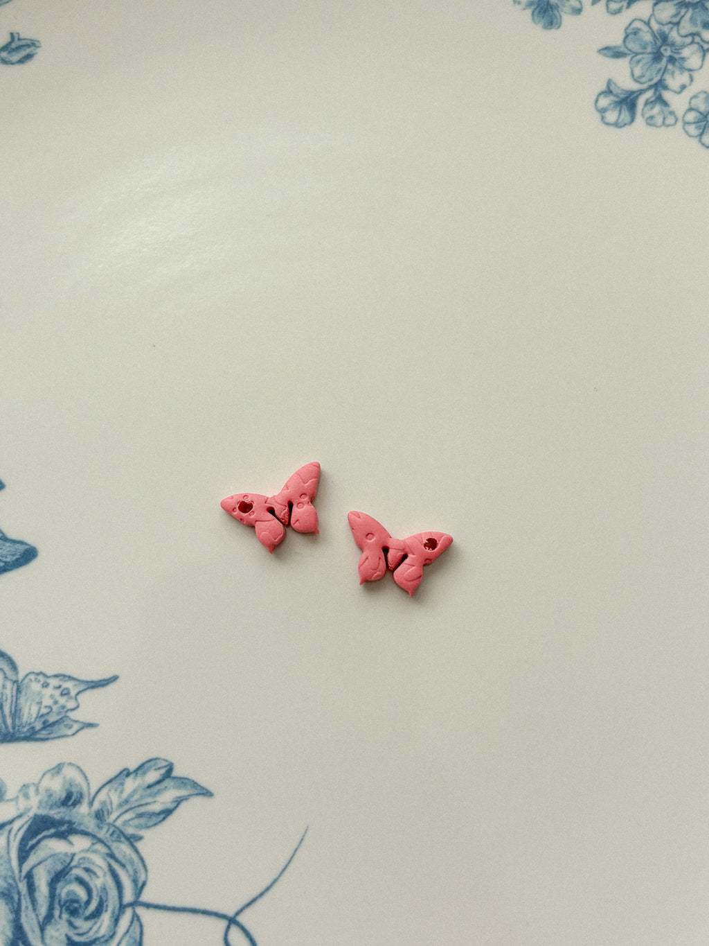 Mini Butterfly Hoop Earrings