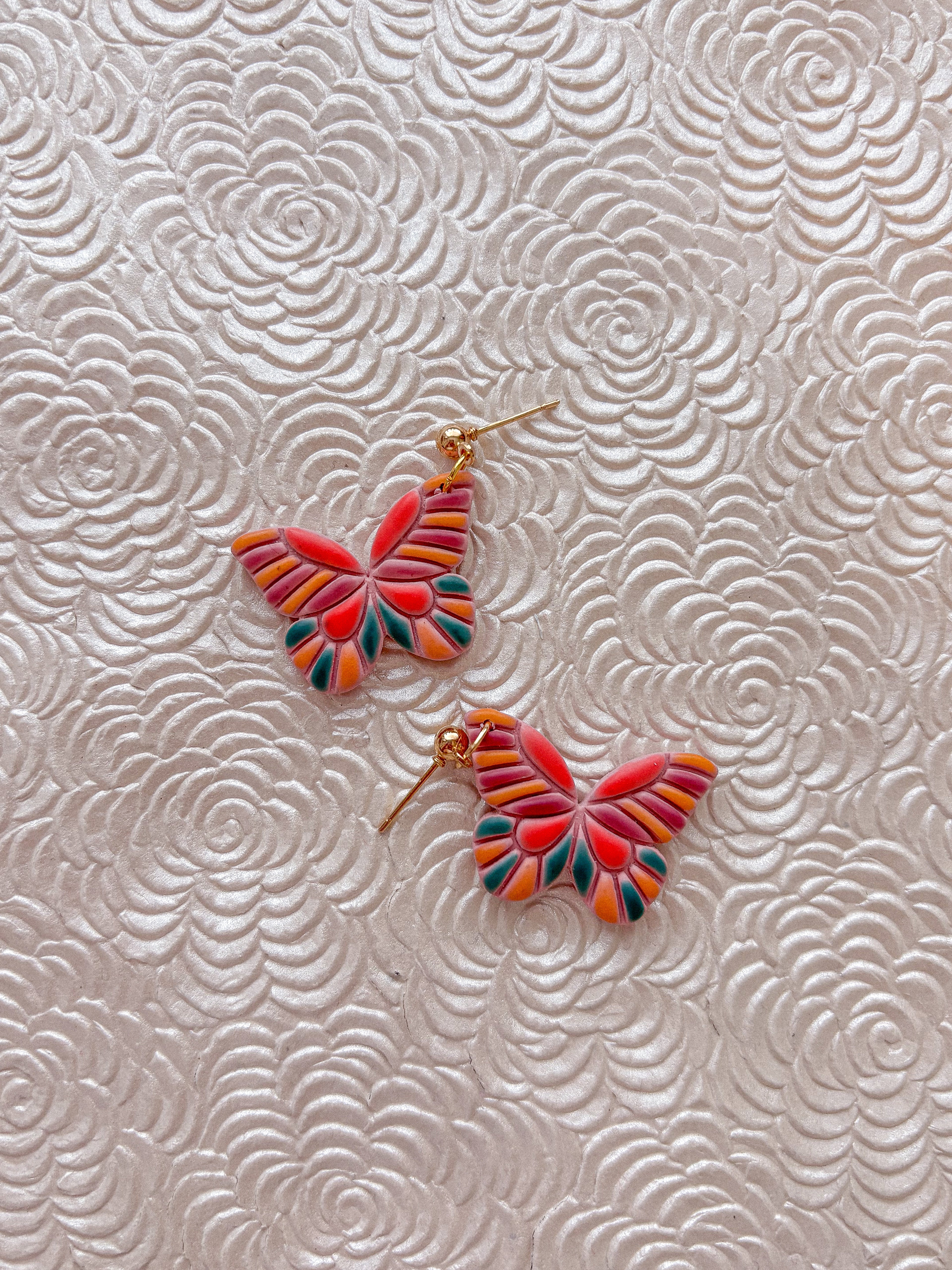 Colorful Butterfly Earrings