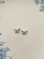 Mini Butterfly Hoop Earrings