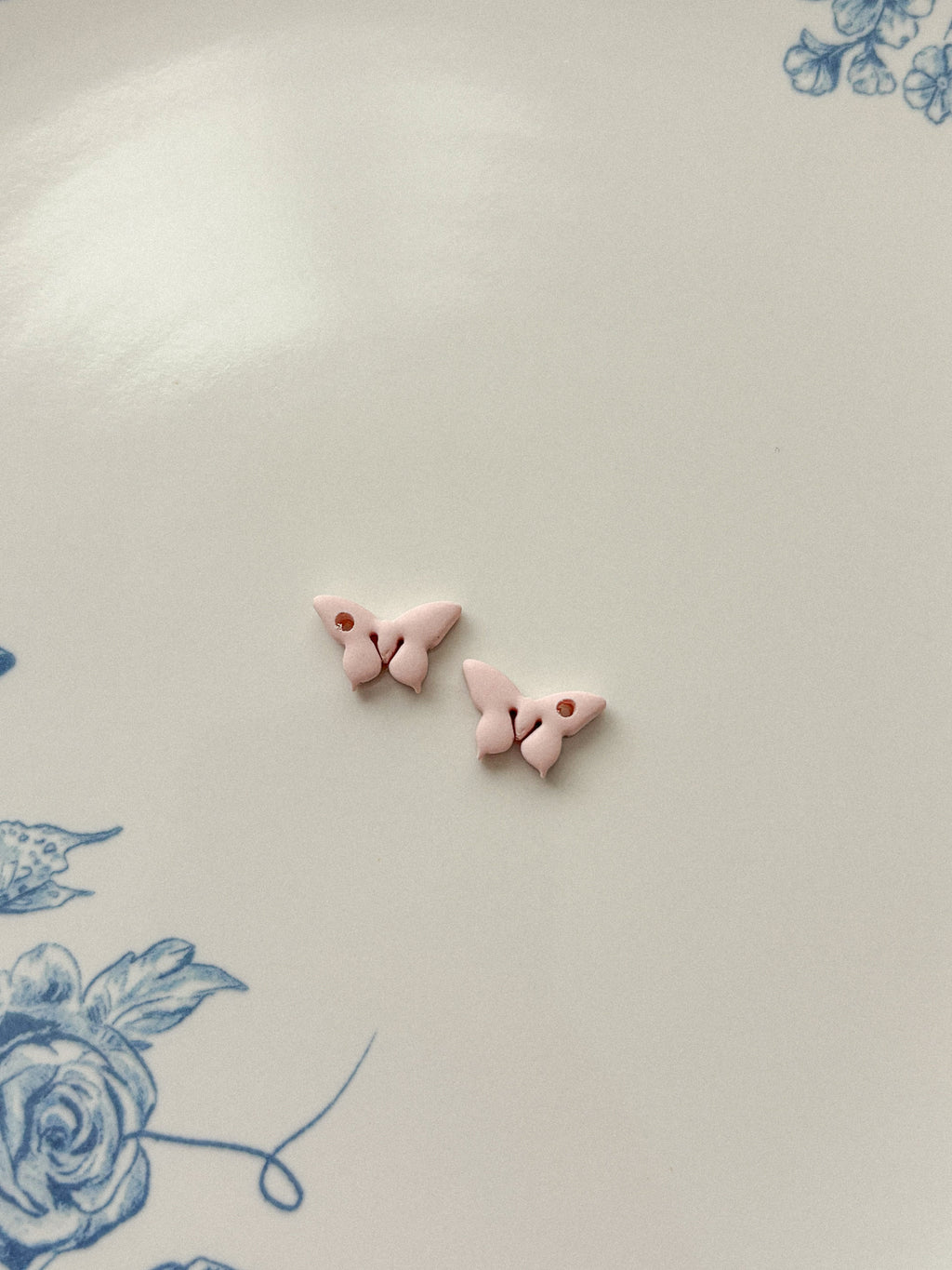 Mini Butterfly Hoop Earrings