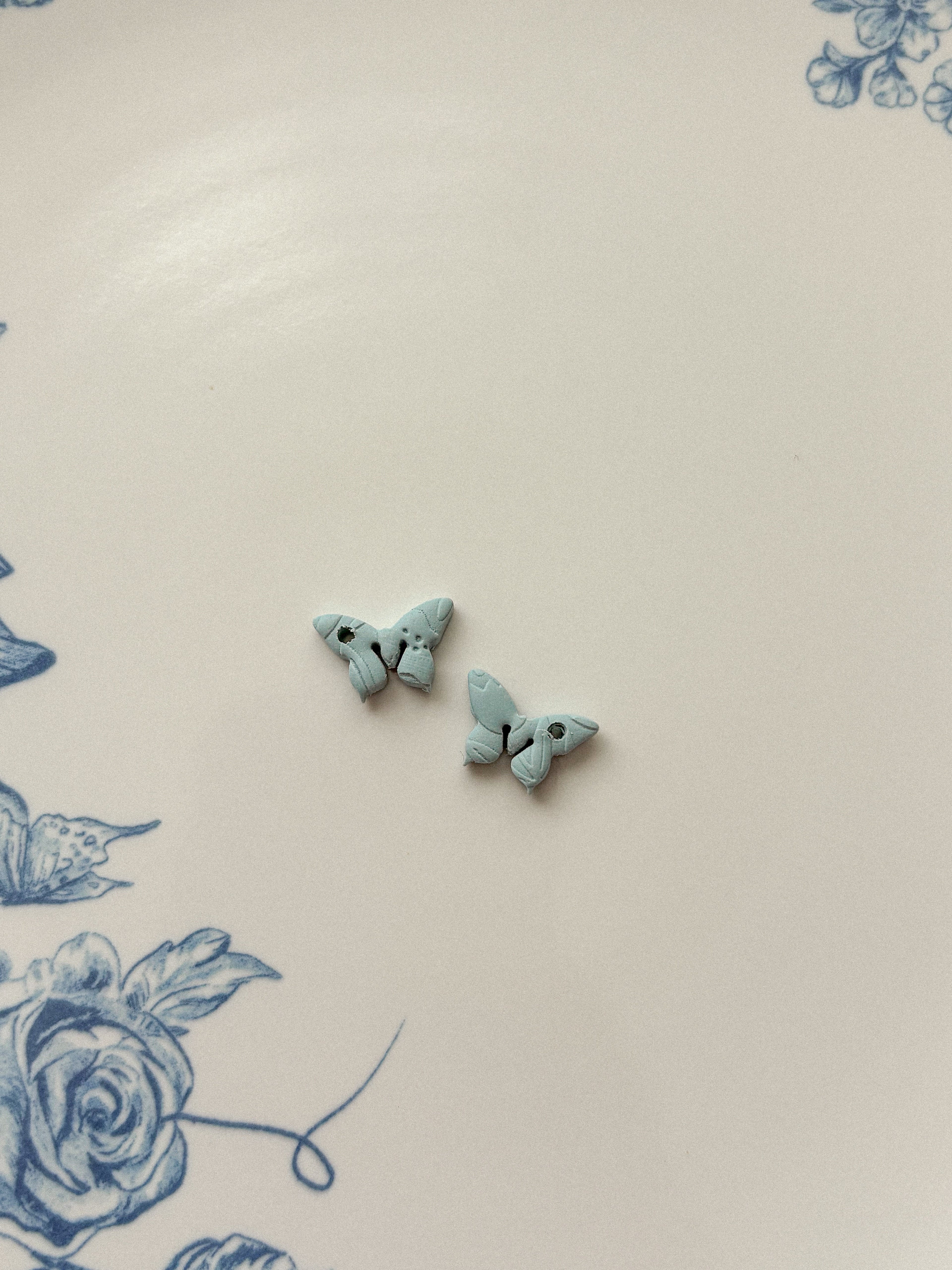 Mini Butterfly Hoop Earrings