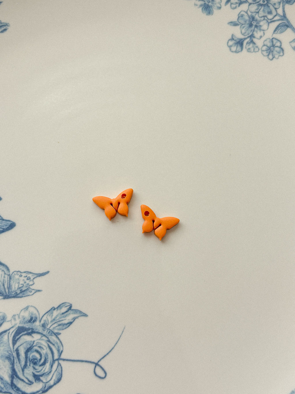 Mini Butterfly Hoop Earrings