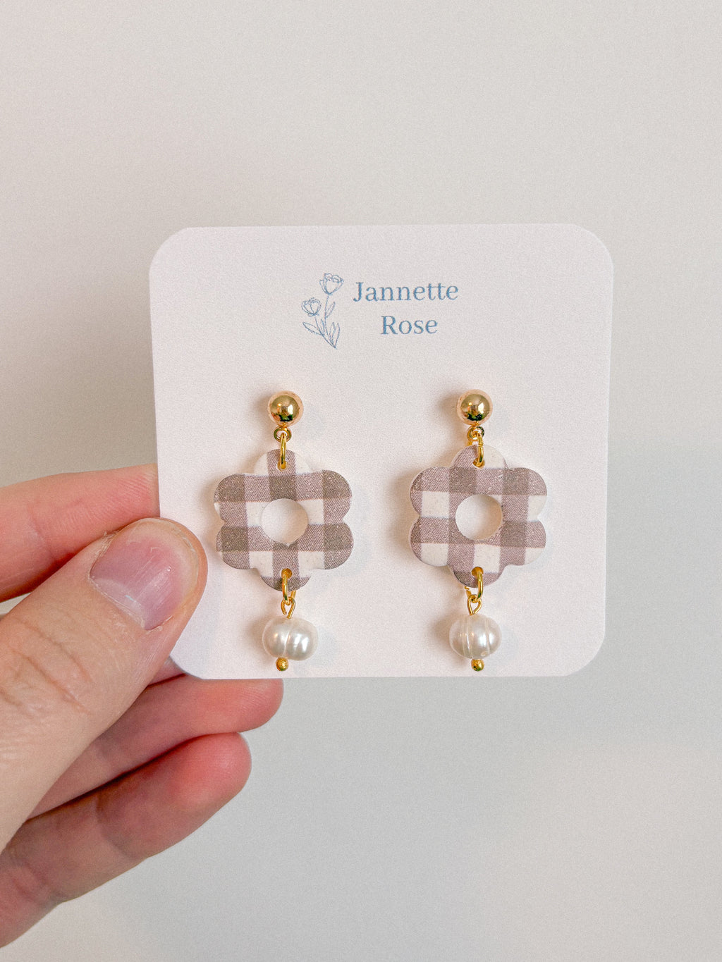 Pearl Flower Earrings