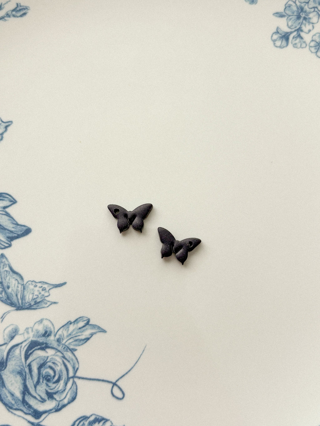 Mini Butterfly Hoop Earrings