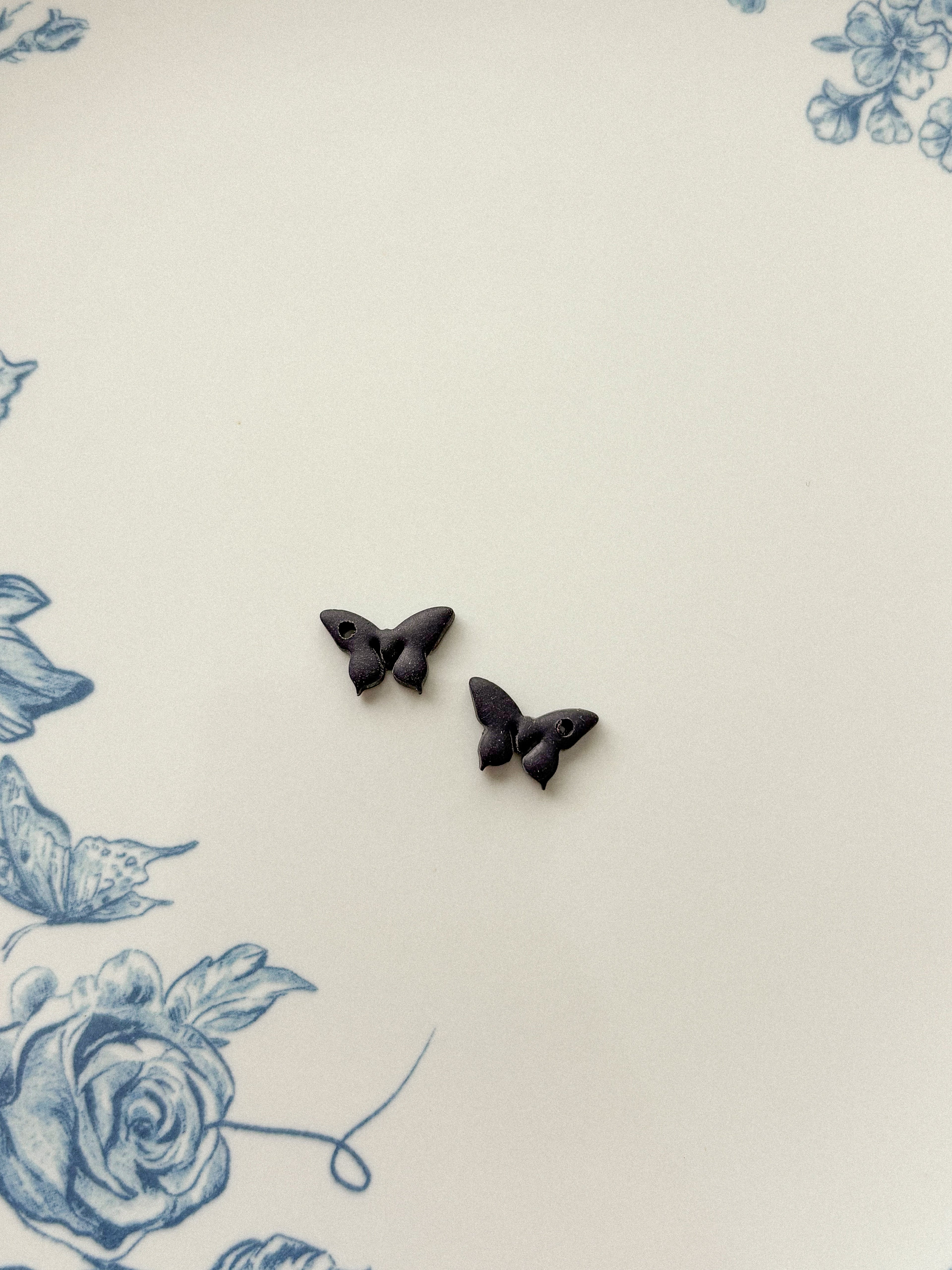 Mini Butterfly Hoop Earrings