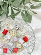 Chunky Bead Dangle Earrings