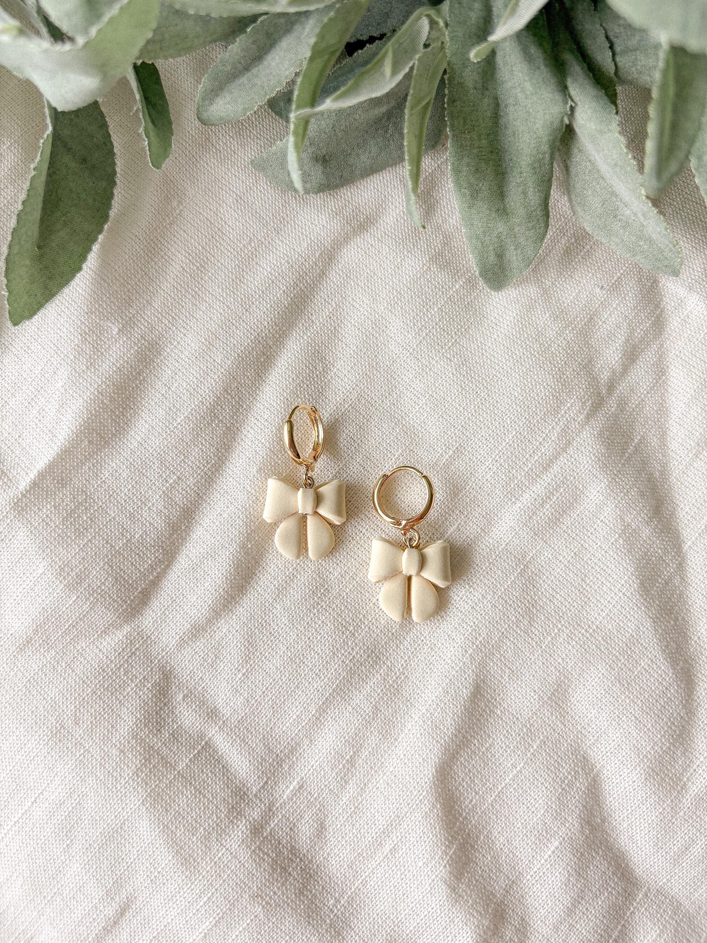 Bow Huggie Earrings