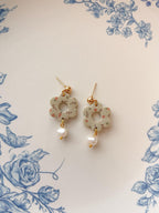 Pearl Flower Earrings