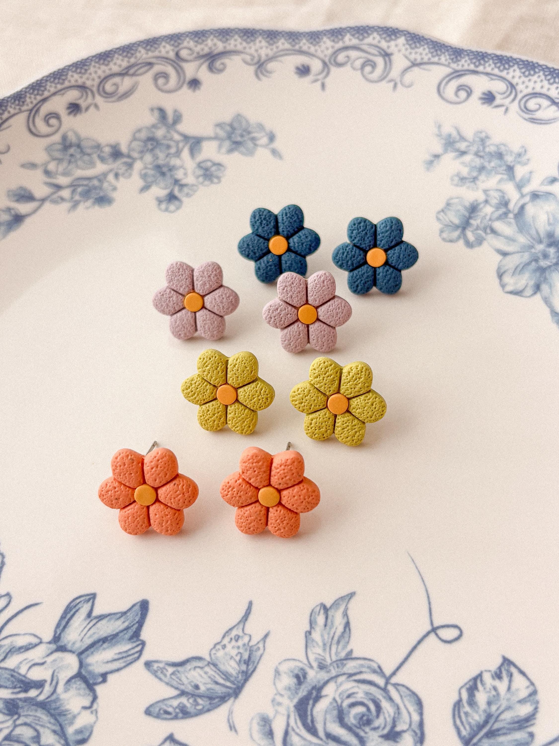 Flower Stud Earrings